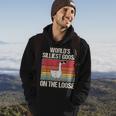 Vintage Worlds Silliest Goose On The Loose Funny Saying Hoodie Lifestyle