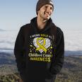 I Wear Gold For Childhood Golden Ribbon Cancer Awareness Hoodie Lifestyle