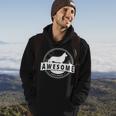 Welsh Corgi Dog Retro Hoodie Lifestyle