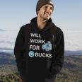 Will Work For Vbucks Gamer Youth Funny Gamer Hoodie Lifestyle