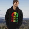 Worlds Dopest Uncle Rasta Jamaican Weed Cannabis 420 Stoner Hoodie Lifestyle