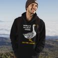 Worlds Silliest Goose On The Loose Hoodie Lifestyle