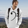 Bass Clef Music Symbol Bassist Bass Player Musical Notes Hoodie Lifestyle