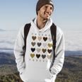 Cute Friends Forever Watercolor Patterned Hearts Friendship Hoodie Lifestyle