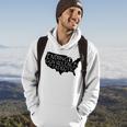 Ending Gun Violence Is Patriotic United States Silhouette Patriotic Funny Gifts Hoodie Lifestyle