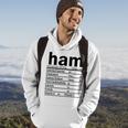 Ham Nutrition Facts Thanksgiving Christmas Food Hoodie Lifestyle