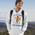 Hot Dog Im Just Here For The Wieners Funny 4Th Of July Hoodie Lifestyle