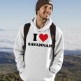 I Heart Savannah First Name I Love Personalized Stuff Hoodie Lifestyle