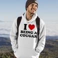 I Love Being A Cougar I Heart Being A Cougar Hoodie Lifestyle