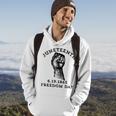 Junenth Fist Celebrate Freedom Independence Day Hoodie Lifestyle