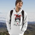 May Girl Wink Eye Woman Face Born In May Hoodie Lifestyle