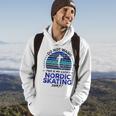 Nordic Skating Skater Quote Graphic Hoodie Lifestyle