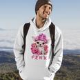 In October We Waer Pink Chihuahua Breast Cancer Awareness Hoodie Lifestyle