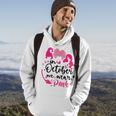 In October We Wear Pink Ribbon Witch Halloween Breast Cancer Hoodie Lifestyle
