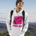 Pink Out Breast Cancer Awareness Football Breast Cancer Hoodie Lifestyle