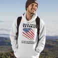 Proud Female Veteran Gift For Independence Day Hoodie Lifestyle