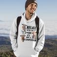 Relax Were All Crazy Its Not A Competition Cow Hoodie Lifestyle