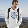 San Diego Souvenir Anchor Vintage Hoodie Lifestyle