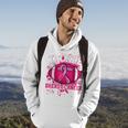 Tackle Football Pink Ribbon Breast Cancer Awareness Boy Kids Hoodie Lifestyle