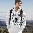 Never Underestimate An Old Man With A Bow Archery Archer Men Hoodie Lifestyle