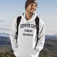Zephyr Cove Nevada Nv Vintage State Athletic Style Hoodie Lifestyle