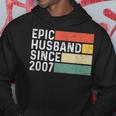 16Th Wedding Anniversary For Him - Epic Husband 2007 Gift Hoodie Unique Gifts