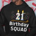 21St Birthday Squad Party Crew Matching Family Hoodie Unique Gifts