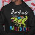 3Rd Grade Nailed It Dinosaur Graduation Hoodie Unique Gifts
