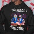 4Th Of July George Washington Griddy George Griddin Funny Hoodie Unique Gifts