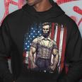 4Th Of July Patriotic Funny Abraham Lincoln Graphic July 4Th Hoodie Unique Gifts