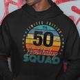 50 Year Old Birthday Squad Vintage 50Th B-Day Group Friends Hoodie Funny Gifts