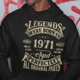 52Nd Birthday 52 Years Old Vintage Legends Born In 1971 Hoodie Personalized Gifts