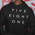 581 Area Code Words Quebec Canada Five Eight One Hoodie Unique Gifts
