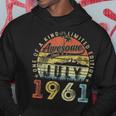 62 Year Old Awesome Since July 1961 62Th Birthday Hoodie Personalized Gifts