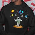 8 Years Old Birthday Boy 8Th Space Planets Astronaut Gift Space Funny Gifts Hoodie Unique Gifts