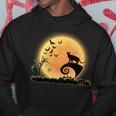Abyssinian Cat Scary And Moon Funny Kitty Halloween Costume Hoodie Unique Gifts