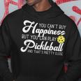 Addicted Pickleball Addict Funny Pickleball Dad Player Hoodie Unique Gifts
