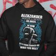 Alexzander Name Gift Alexzander And A Mad Man In Him V2 Hoodie Funny Gifts