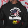 American Raised With Belgian Roots Belgium Belgian Flag Hoodie Funny Gifts