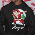 Angell Name Gift Santa Angell Hoodie Funny Gifts