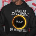 Annular Solar Eclipse 2023 San Antonio Texas Hoodie Unique Gifts