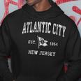 Atlantic City New Jersey Nj Vintage Boat Anchor Flag Hoodie Unique Gifts