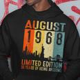 August 1968 Limited Edition 55 Years Of Being Awesome Hoodie Unique Gifts