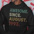 Awesome Since August 1993 30Th Birthday 30 Years Old Hoodie Unique Gifts