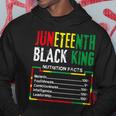 Awesome Junenth Black King Melanin Fathers Day Men Boys Hoodie Unique Gifts