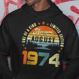Awesome Since August 1974 One Of A Kind Limited Edition Hoodie Unique Gifts