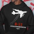B52 Stratofortress Tech Drawing Cold War Bomber Hoodie Unique Gifts