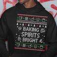 Baking Spirits Bright Ugly Christmas Sweater Holiday Bakers Hoodie Unique Gifts