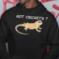 Bearded Dragon Got Crickets Bearded Dragon Accessory Hoodie Unique Gifts