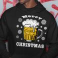 Beer Funny Beer Drinkers Merry Christmas Snowflake Holiday Hoodie Unique Gifts